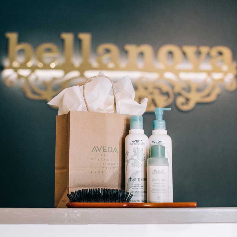 aveda shampure 2 bellanova sign